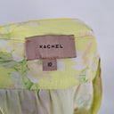 Second-Hand - Kachel Lemon Rose Petal Sleeve Mini Dress Size 10 - SwapUp