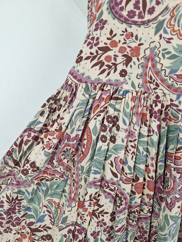 Second-Hand - Auguste Side Button Boho Sun Dress Size 6 - SwapUp