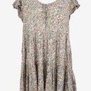 Second-Hand - Auguste Pastel Tiered Flutter Sleeve Dress Size 6 - SwapUp