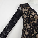 Second-Hand - Shilla Cocktail Lacey Overlay Stretch Mini Dress Size L - SwapUp