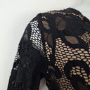 Second-Hand - Shilla Cocktail Lacey Overlay Stretch Mini Dress Size L - SwapUp