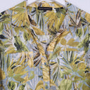Second-Hand - David Lawrence Breezy Leafy Floral Cotton Shirt Size 12 - SwapUp