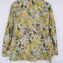 Second-Hand - David Lawrence Breezy Leafy Floral Cotton Shirt Size 12 - SwapUp