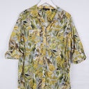 Second-Hand - David Lawrence Breezy Leafy Floral Cotton Shirt Size 12 - SwapUp
