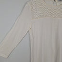Second-Hand - Marcs Stretch Wavy Lace Panel Top Size S - SwapUp
