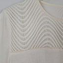 Second-Hand - Marcs Stretch Wavy Lace Panel Top Size S - SwapUp