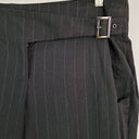 Second-Hand - ba&sh Front Buckle Pinstripe Pants Size 8 - SwapUp