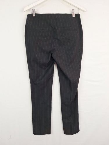 Second-Hand - ba&sh Front Buckle Pinstripe Pants Size 8 - SwapUp