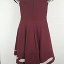 Second-Hand - Miss Anne Merlot Flare Midi Dress Size 12 - SwapUp
