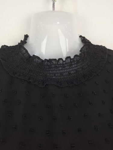 Second-Hand - French Connection Sheer Dot Everyday Dress Size 10 - SwapUp