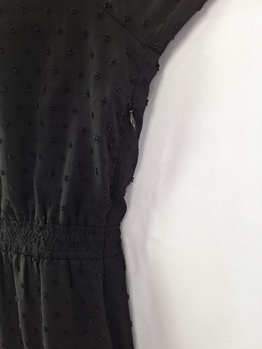 Second-Hand - French Connection Sheer Dot Everyday Dress Size 10 - SwapUp