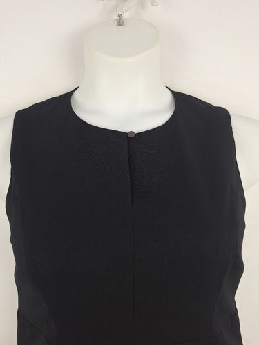 Second-Hand - Cue Black Peplum Office Dress Size 12 - SwapUp