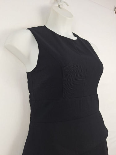 Second-Hand - Cue Black Peplum Office Dress Size 12 - SwapUp