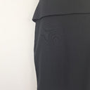 Second-Hand - Cue Black Peplum Office Dress Size 12 - SwapUp