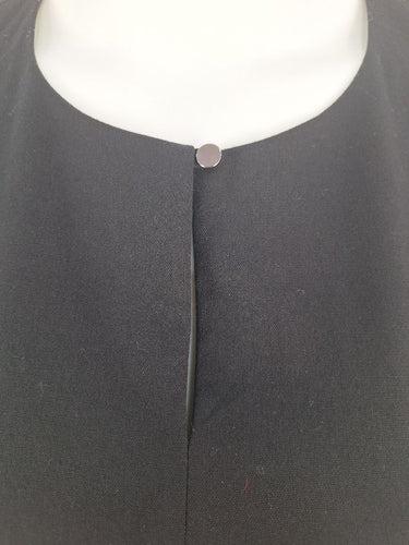 Second-Hand - Cue Black Peplum Office Dress Size 12 - SwapUp