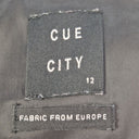 Second-Hand - Cue Black Peplum Office Dress Size 12 - SwapUp