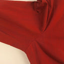Second-Hand - Cue Burgundy Ruched Work Staple Shirt Size 12 - SwapUp