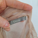 Second-Hand - Dixie Dusty Pink Silk Sheer Shirt Size M - SwapUp