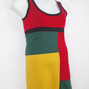 Second-Hand - Claude d'alban Muted Mondrian Mini Dress Size M - SwapUp