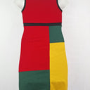 Second-Hand - Claude d'alban Muted Mondrian Mini Dress Size M - SwapUp