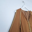 Second-Hand - G.D.S Camel Studded Cold Shoulder Top Size XS - SwapUp
