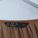 Second-Hand - G.D.S Camel Studded Cold Shoulder Top Size XS - SwapUp