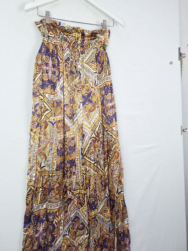 Second-Hand - Sheike Funky Satin Belted Summer Pants Size 8 - SwapUp