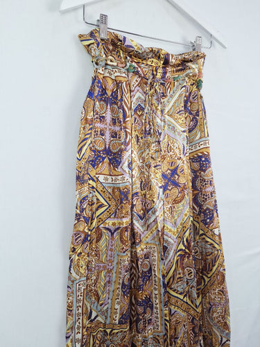 Second-Hand - Sheike Funky Satin Belted Summer Pants Size 8 - SwapUp