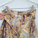 Second-Hand - Sheike Funky Satin Belted Summer Pants Size 8 - SwapUp