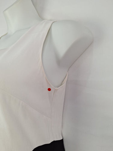 Second-Hand - Veronika Maine Two Toned Elegant Shift Dress Size 10 - SwapUp