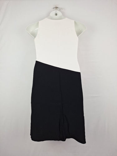 Second-Hand - Veronika Maine Two Toned Elegant Shift Dress Size 10 - SwapUp