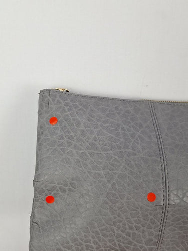 Second-Hand - Louenhide Grey Textured Wristlet - SwapUp