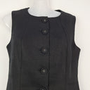 Second-Hand - Seed Staple Black Linen Office Dress Size 8 - SwapUp