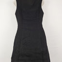 Second-Hand - Seed Staple Black Linen Office Dress Size 8 - SwapUp