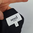 Second-Hand - Seed Staple Black Linen Office Dress Size 8 - SwapUp