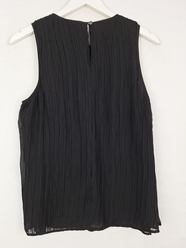 Second-Hand - Veronika Maine Crinkle Texture Singlet Top Size 8 - SwapUp