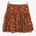 Second-Hand - Witchery Cinnamon Botanical Wide Yoke Mini Skirt Size 8 - SwapUp