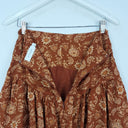 Second-Hand - Witchery Cinnamon Botanical Wide Yoke Mini Skirt Size 8 - SwapUp