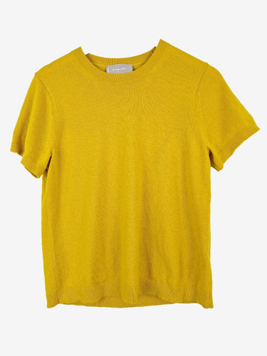 Everlane Mustard Cashmere Knit Top Size L