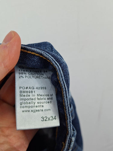 Second-Hand - Adriano Goldschmied "The Everett" Slim Straight Jeans Size S - SwapUp