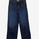 Second-Hand - Zara Dark Wash With Contrast Stitching Straight Leg Jeans Size 8 - SwapUp