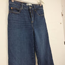Second-Hand - Zara Dark Wash With Contrast Stitching Straight Leg Jeans Size 8 - SwapUp