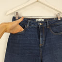Second-Hand - Zara Dark Wash With Contrast Stitching Straight Leg Jeans Size 8 - SwapUp