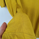 Second-Hand - Motto Mustard Stretch Cold Shoulder Top Size 14 - SwapUp