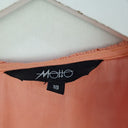 Second-Hand - Motto Apricot Ruffle Front Sleeveless Top Size 18 - SwapUp