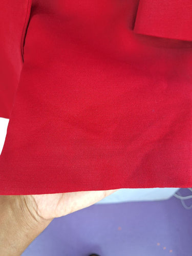 Second-Hand - Sportmax Scarlet Long Blazer Style Coat Size 6 - SwapUp