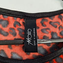 Second-Hand - Motto Vibrant Mesh Animal Print Top Size 16 - SwapUp