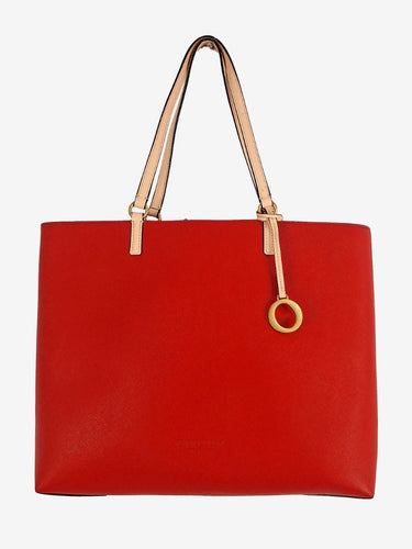 Oroton Scarlet O Charm Cross Grain Tote Bag
