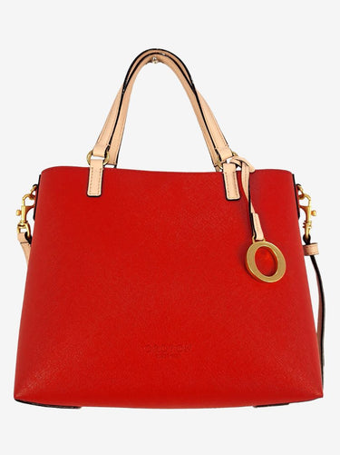 Oroton Scarlet O Charm Cross Grain Mini Convertible Bag