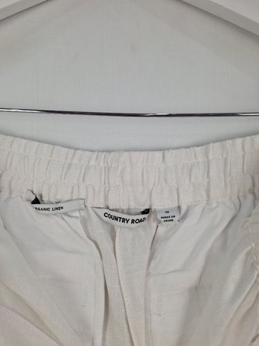 Second-Hand - Country Road Out To Lunch Linen Pants Size 10 - SwapUp
